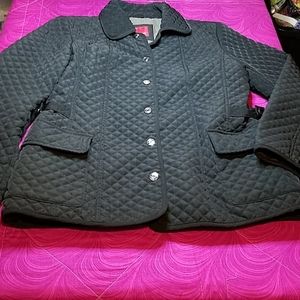 Esprit Black Quilted Jacket size large